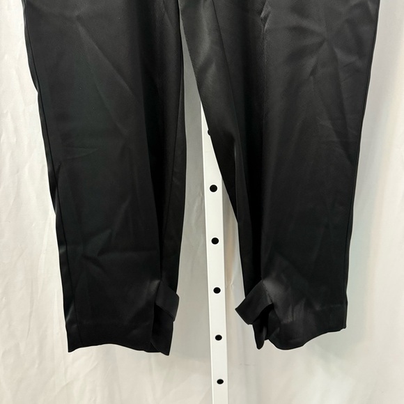 Aritzia Babaton Refined Satin Black Cargo Pant NWOT - Picture 9 of 14